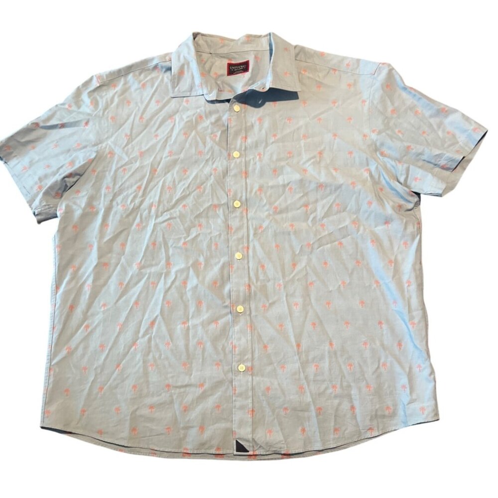 UNTUCKit Hamilton XX Large‎ Mens Shirt Palm Trees Print Short Sleeve Casual